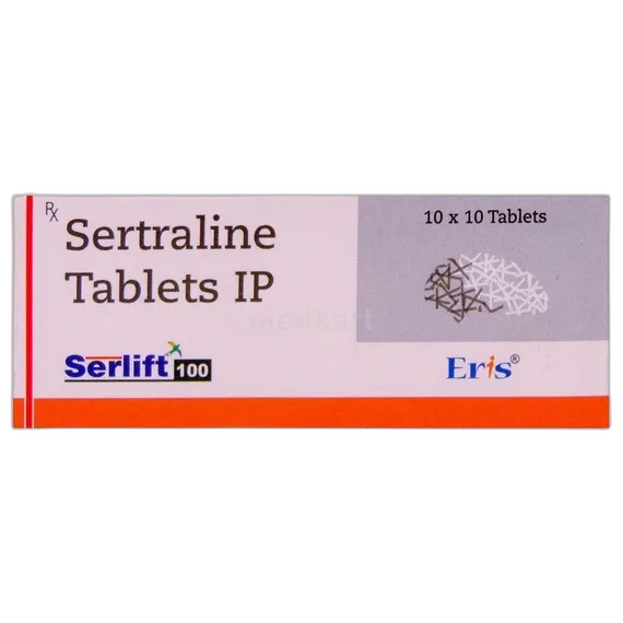 serlift 100mg tablet 10's